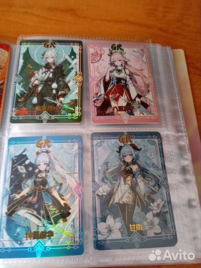 Карточки геншин коллекционные