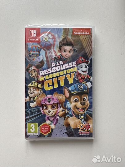 Щенячии патруль.Город приключений зовет Nintendo