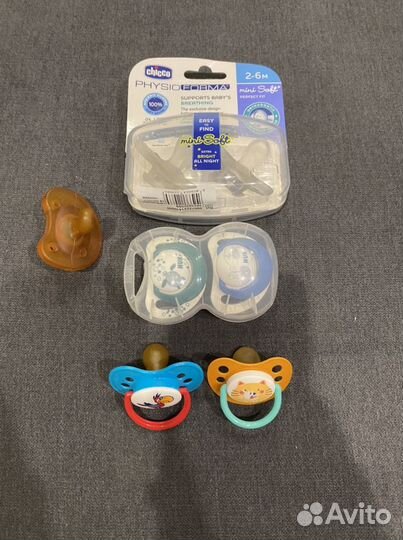 Соски пустышки Nuk chicco ортодонтные