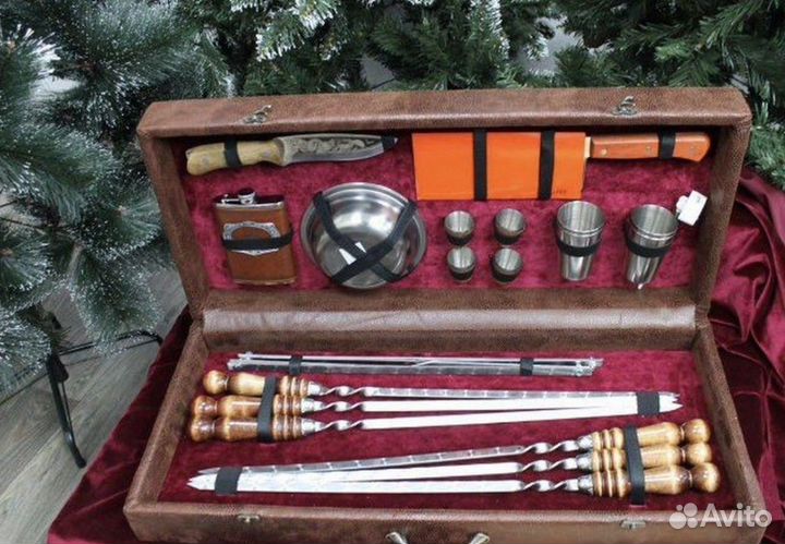 Подарочный наборы для шашлыка Шампура подарочные