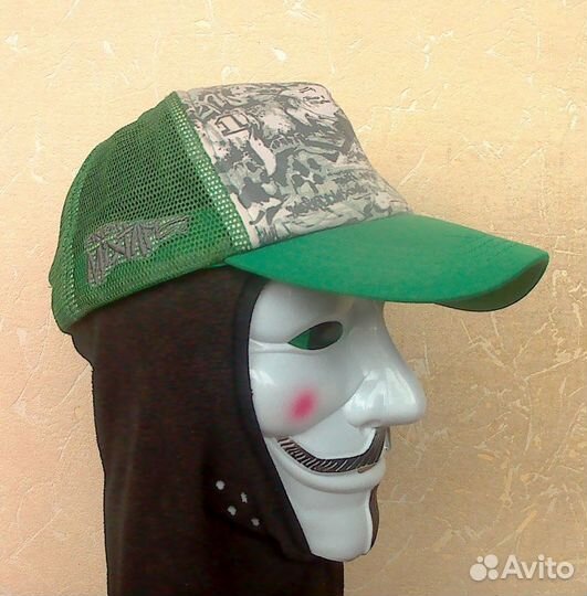 Бейсболка MixeTape AND1 зелёная Б\У