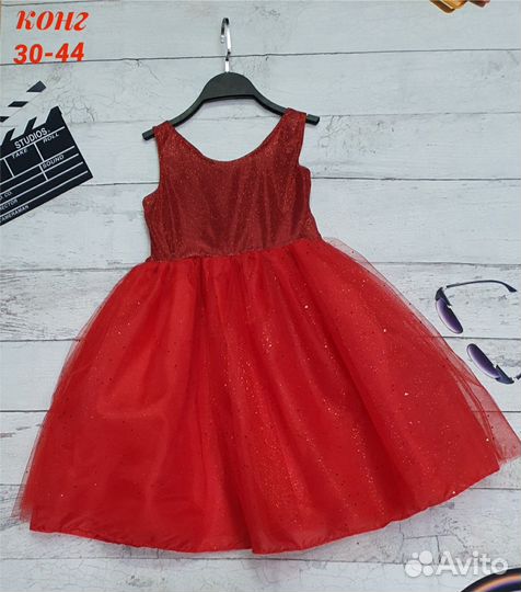 Платье праздничное на девочку 110/122 размеры