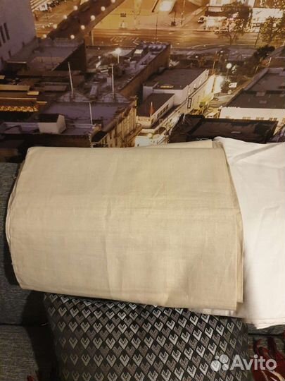 Лён ткань новая