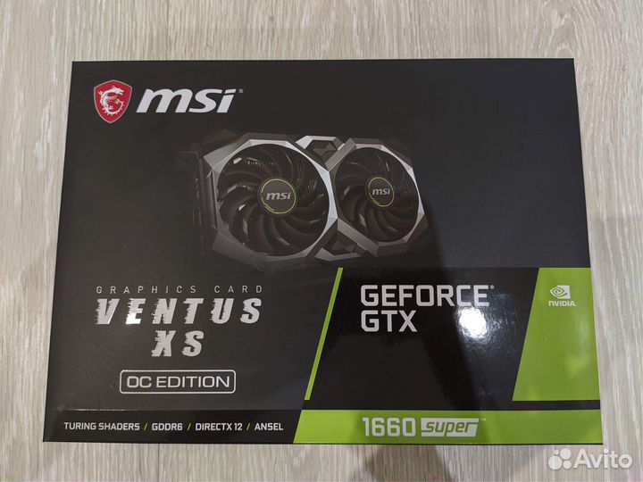 Gtx 1660 Super 6Gb (Гарантия) MSI Ventus