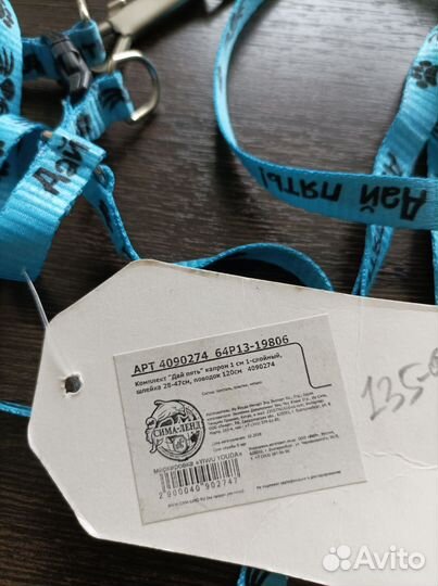 Шлейка для маленькой собаки с поводком