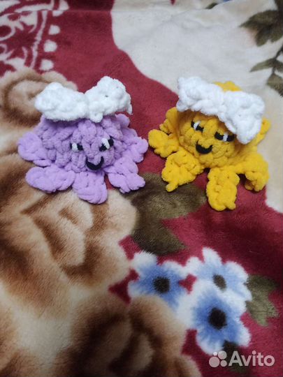 Мягкие вязаные игрушки