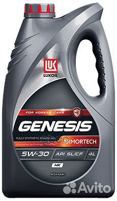 5W-30 genesis armortech нк 4л (синт. мотор. мас