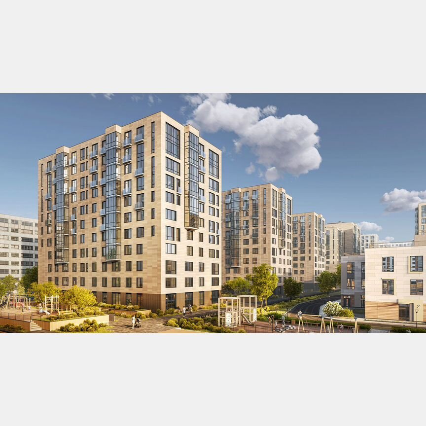 3-к. квартира, 107,5 м², 6/13 эт.