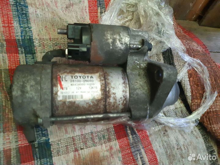 Стартер toyota corolla