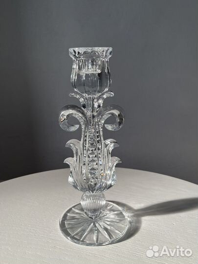 Подсвечник Гусь хрустальный