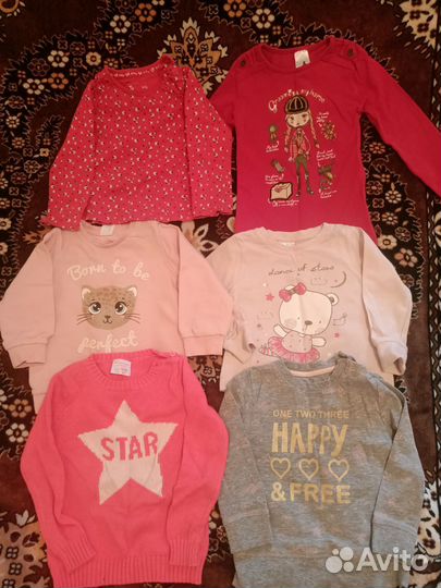 Одежда для девочки пакетом 86 92