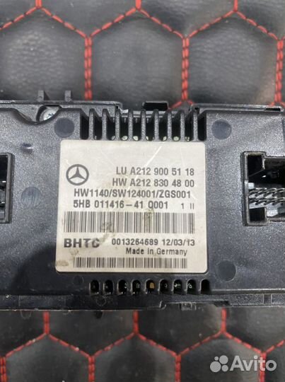Блок управления климатом Mercedes w212 A 212 900 5