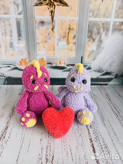 Игрушка Дракон вязаная