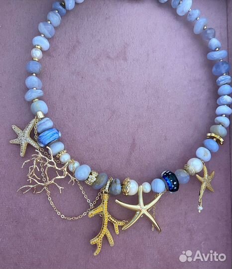 Голубой агат