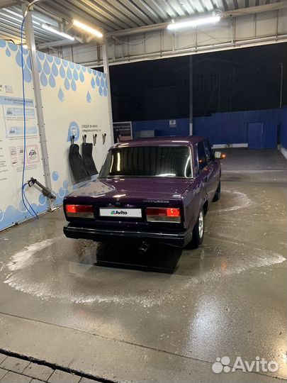 ВАЗ 2107 1.5 МТ, 2002, битый, 55 555 км