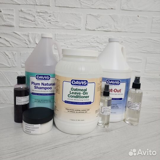 Американский шампунь для животных Davis на рoзлив