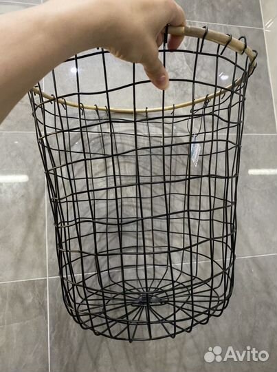 Интерьерная корзина для белья/пледа