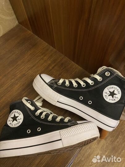 Кеды converse женские на платформе 38 р