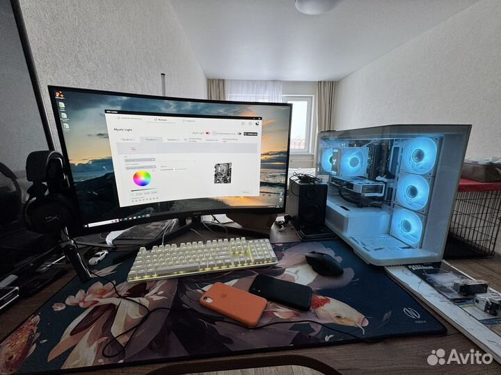 Игровой пк с монитором