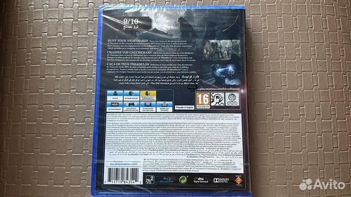 Bloodborne goty edition ps4 Новый диск