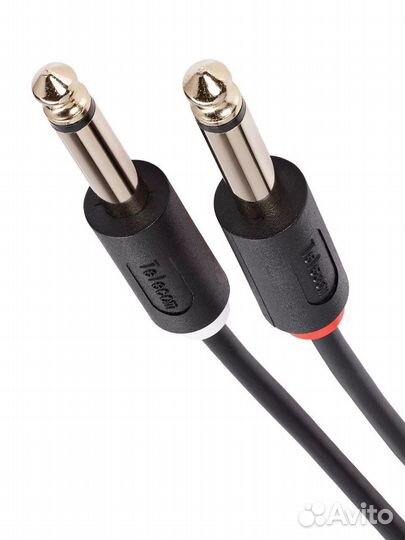 Кабель 3.5мм - 2 х 6.35 PRO 3,0 метра