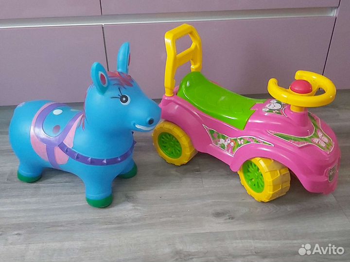 Ослик и машинка