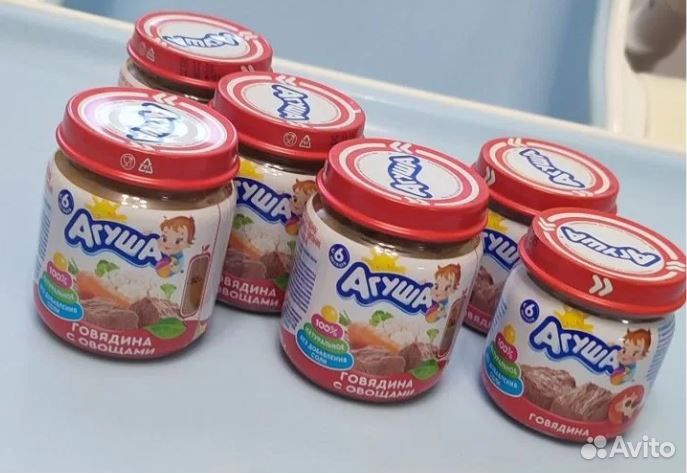 Детское питание Агуша мясное,овощное. Молоко,смесь