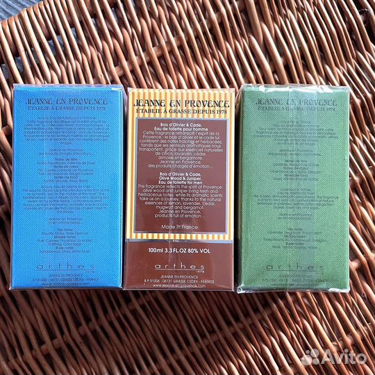 Новый мужской парфюм Jeanne en Provence