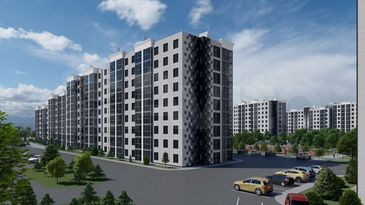 2-к. квартира, 58,3 м², 9/9 эт.
