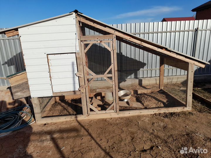 Курятник на 10 кур летний