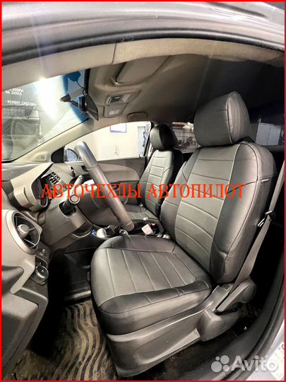 Чехлы Автопилот Chevrolet Aveo T300 из экокожи