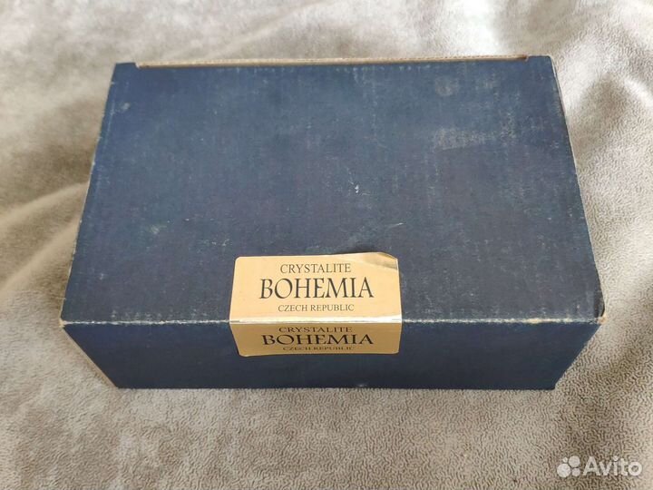 Набор хрустальных рюмок квадро Crystalite Bohemia