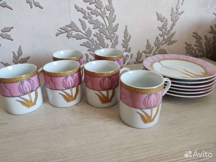 Кофейный сервиз ENS, фарфор