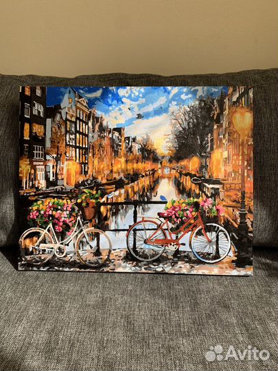 Картины по номерам раскрашенная 40*50