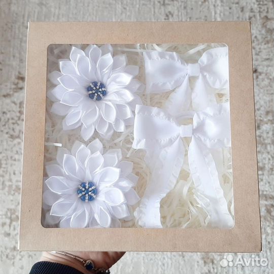 Школьные бантики ручной работы