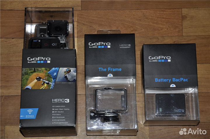 GoPro Hero 3 Black + 6 Аксессуаров (все новое)