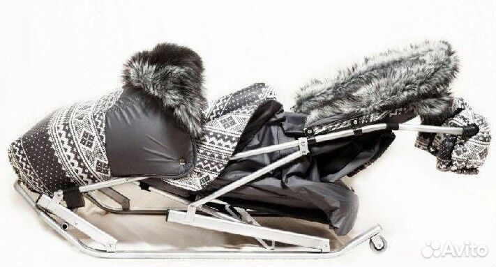 Сани коляска детские