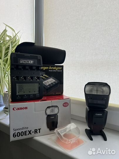 Вспышка Canon speedlite 600ex rt и з/у