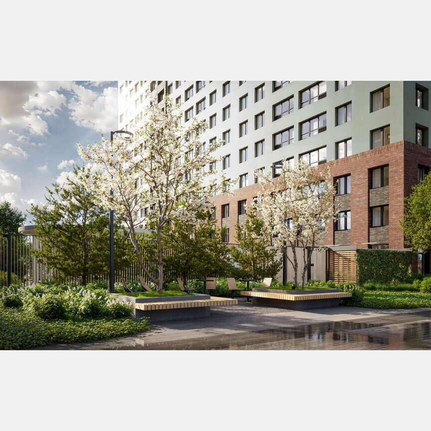 1-к. квартира, 35,8 м², 12/17 эт.