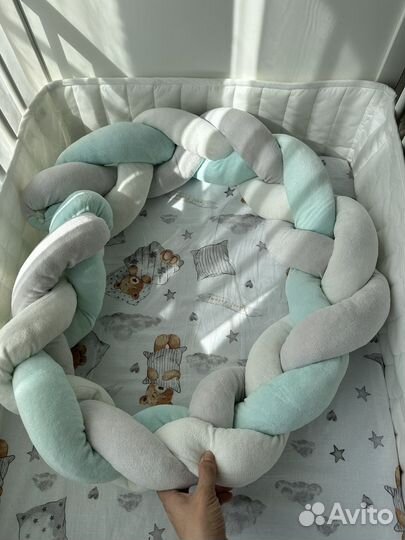 Бортик косичка