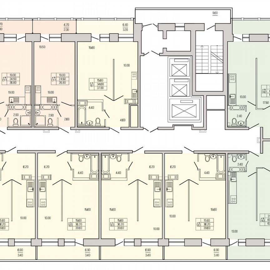 Квартира-студия, 26,8 м², 10/19 эт.