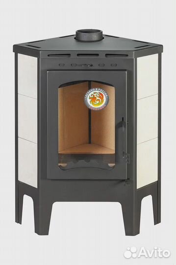 Печь-камин бавария угловая Экокамин