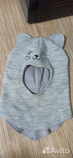 Шапка шлем для девочки 50 52