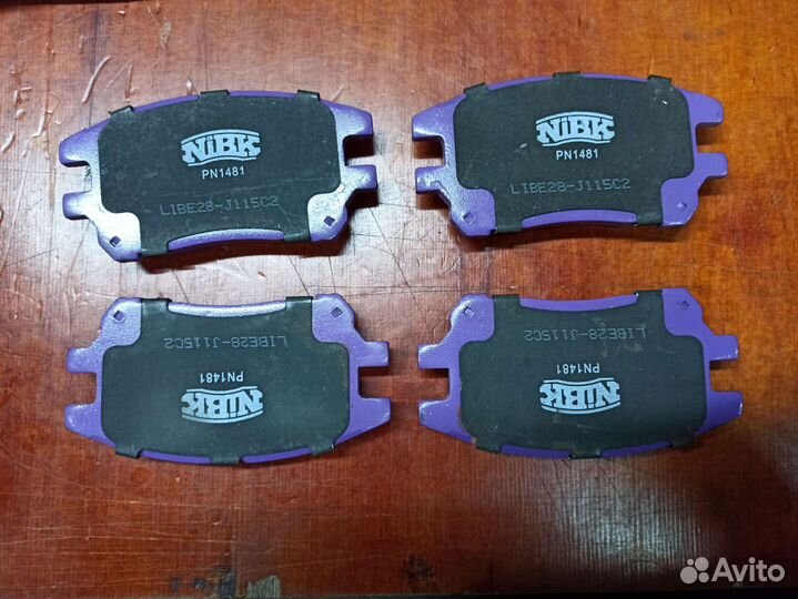 Тормозные колодки Nibk PN1481