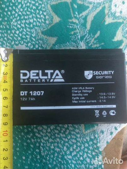 Акб AGM Delta,WBR 12v