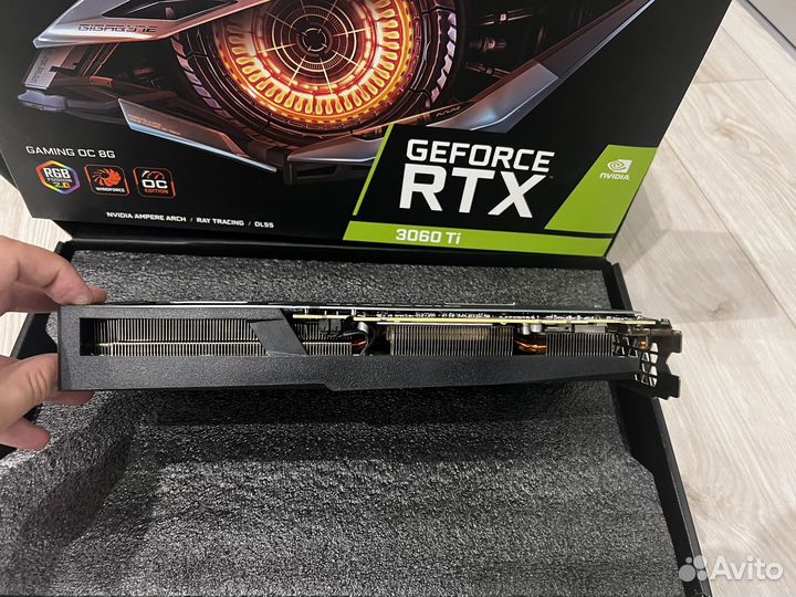 Видеокарта Gigabyte gaming 3060 ti днс