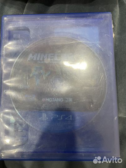 Диск на ps4 майнкрафт бу