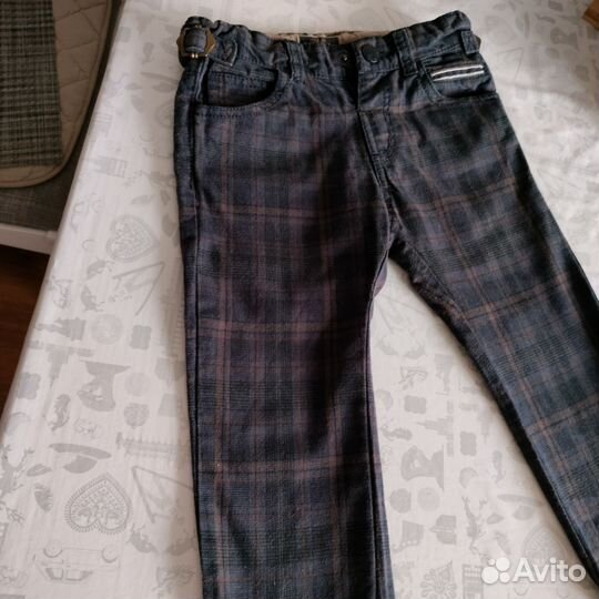 Клетчатые брюки Zara boy 18-24м