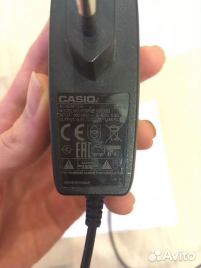 Блок питания для синтезатора casio ad-e95100lg