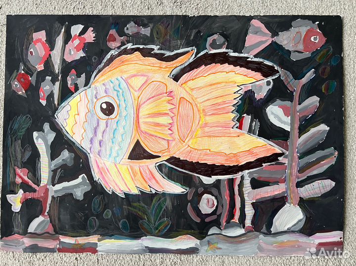 Картина «Ночная рыбка»